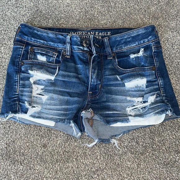 American Eagle - Shortie Jean Shorts - Picture 1 of 5
